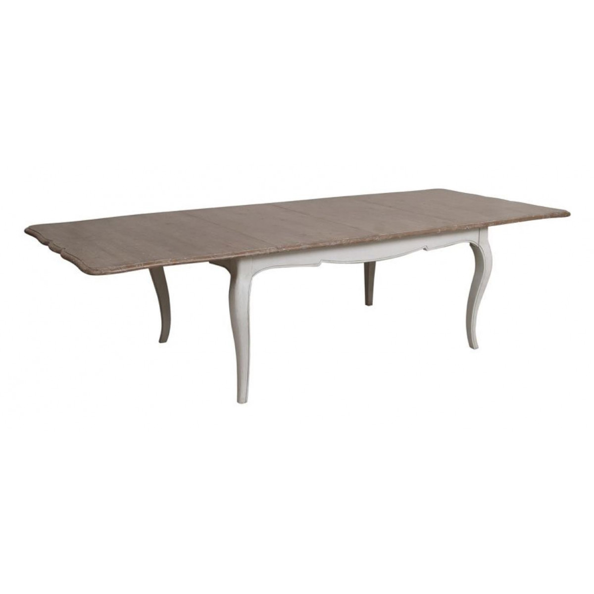 Table rectangulaire extensible - CHÂTEAU blanc, INTERIOR'S