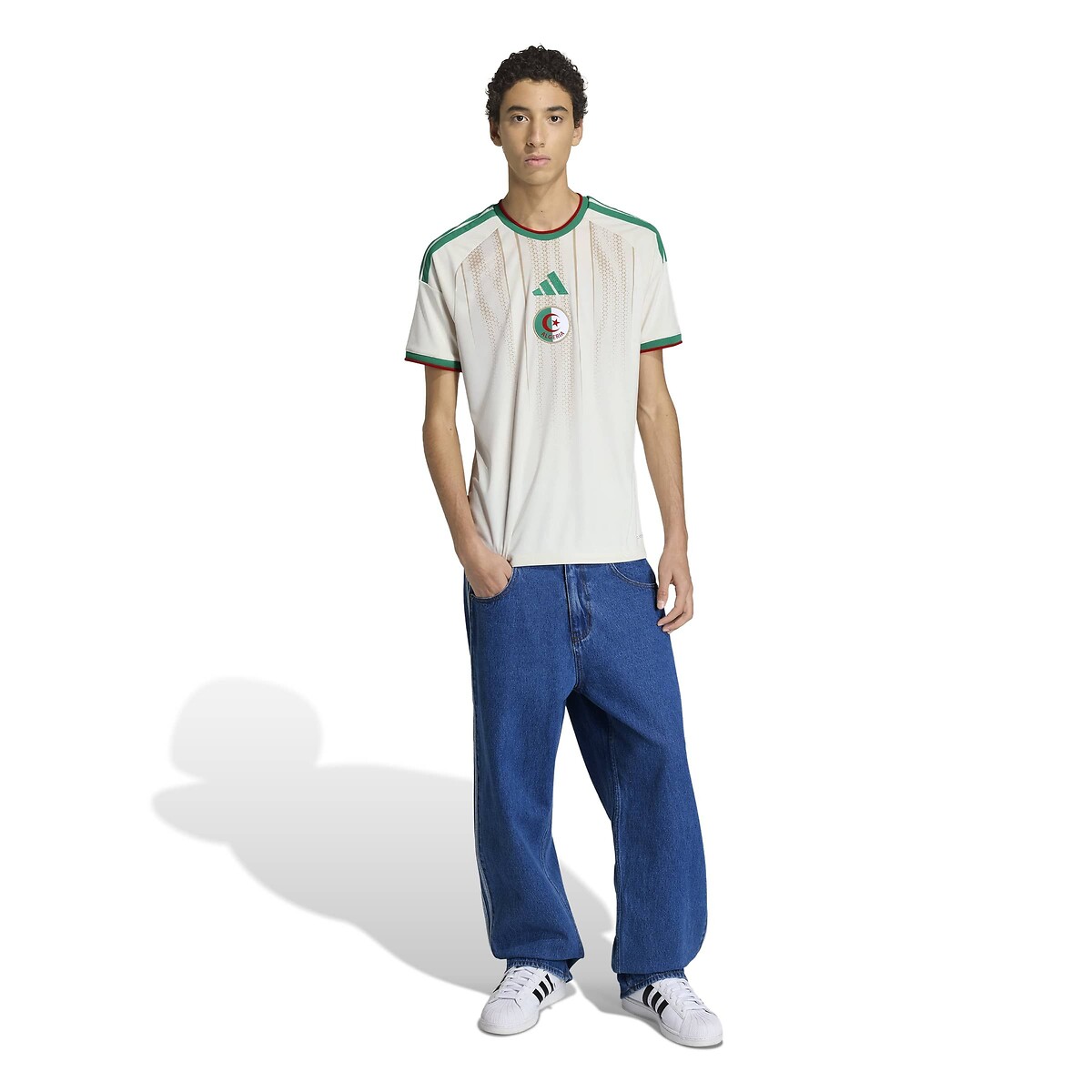 Replica Home Fussballtrikot Algerien – Weltmeisterschaft 20 beige, adidas Performance