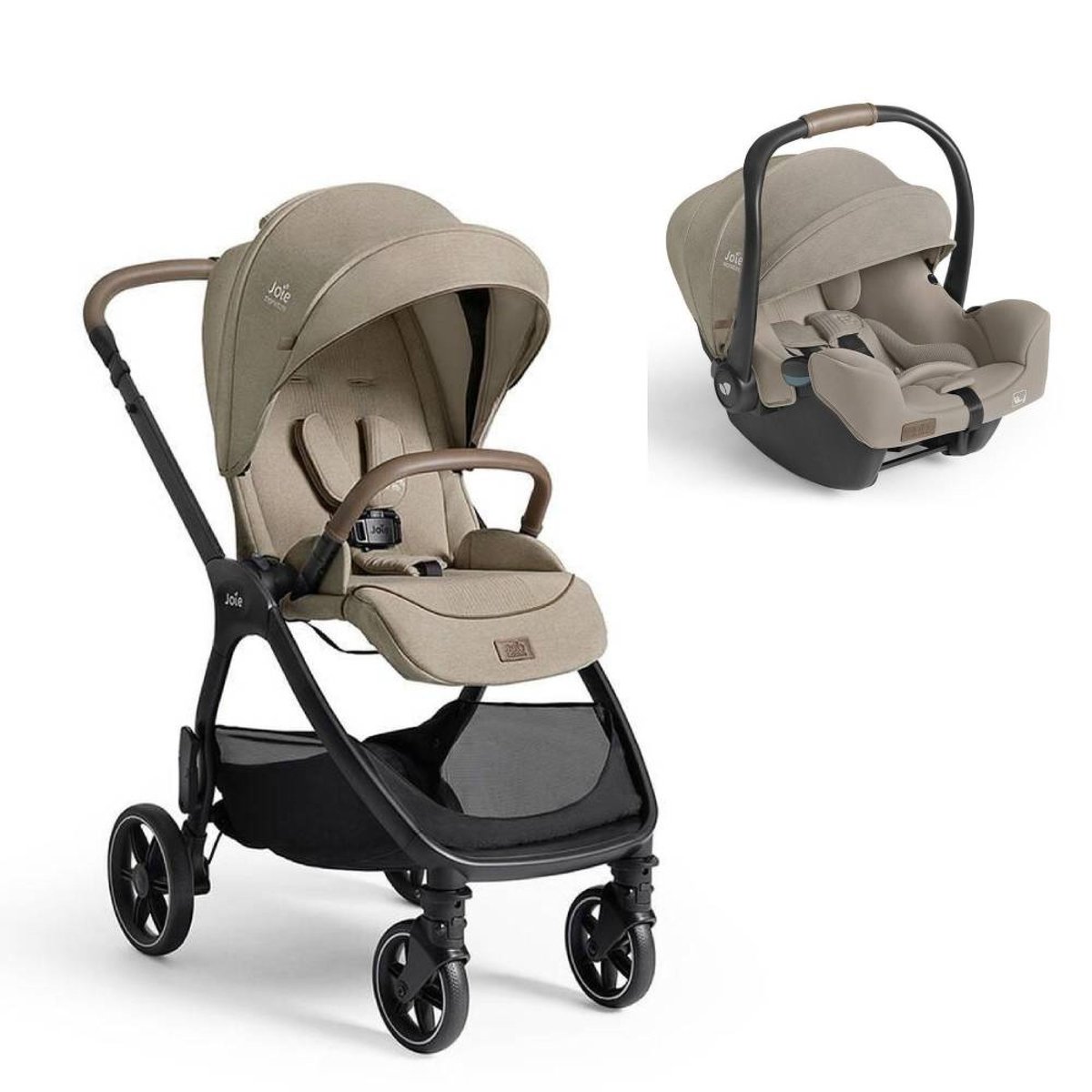 Pack poussette duo Valora + i-Starter beige, JOIE