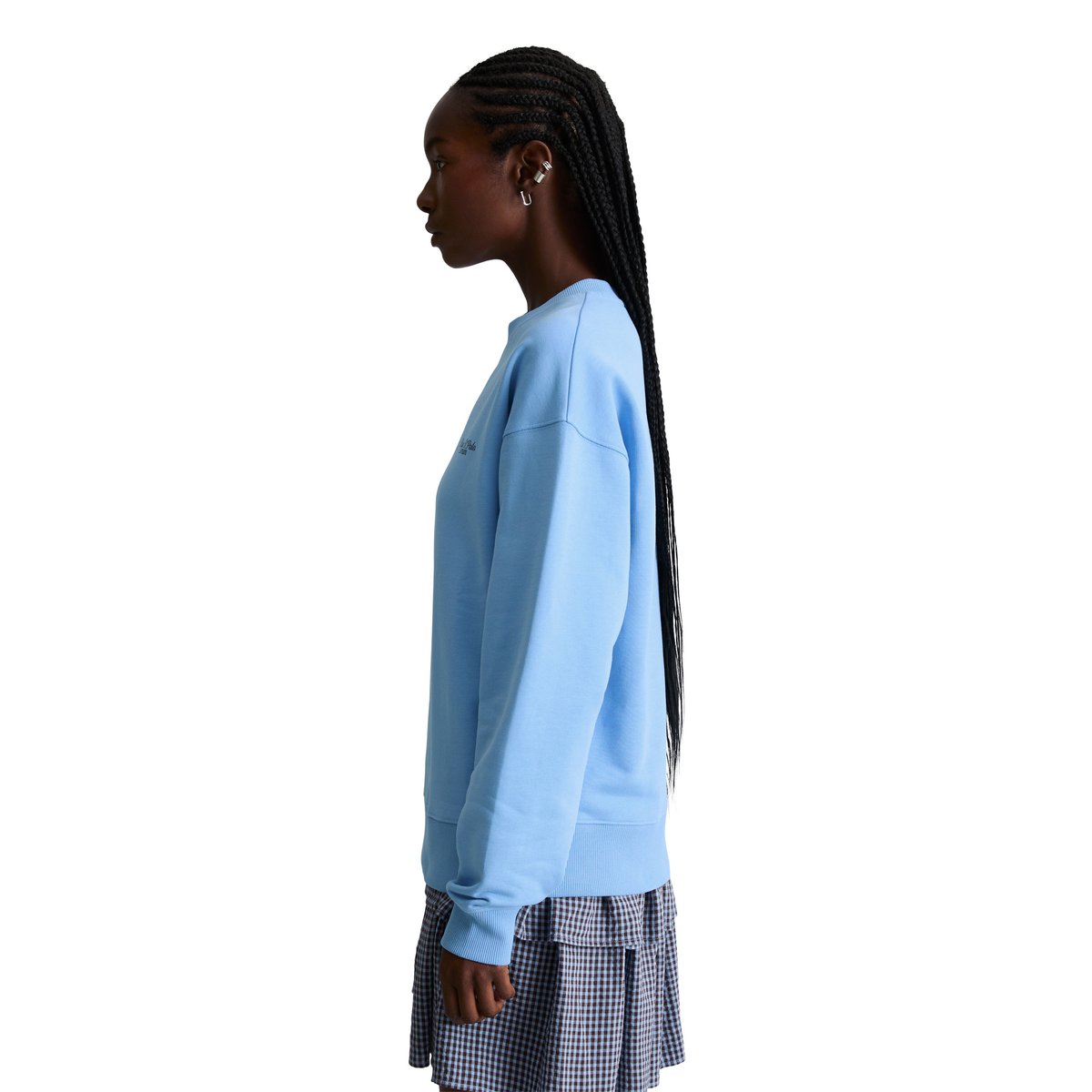 Sweat-shirt oversize en French Terry doux bleu moyen, MARC O’POLO DENIM
