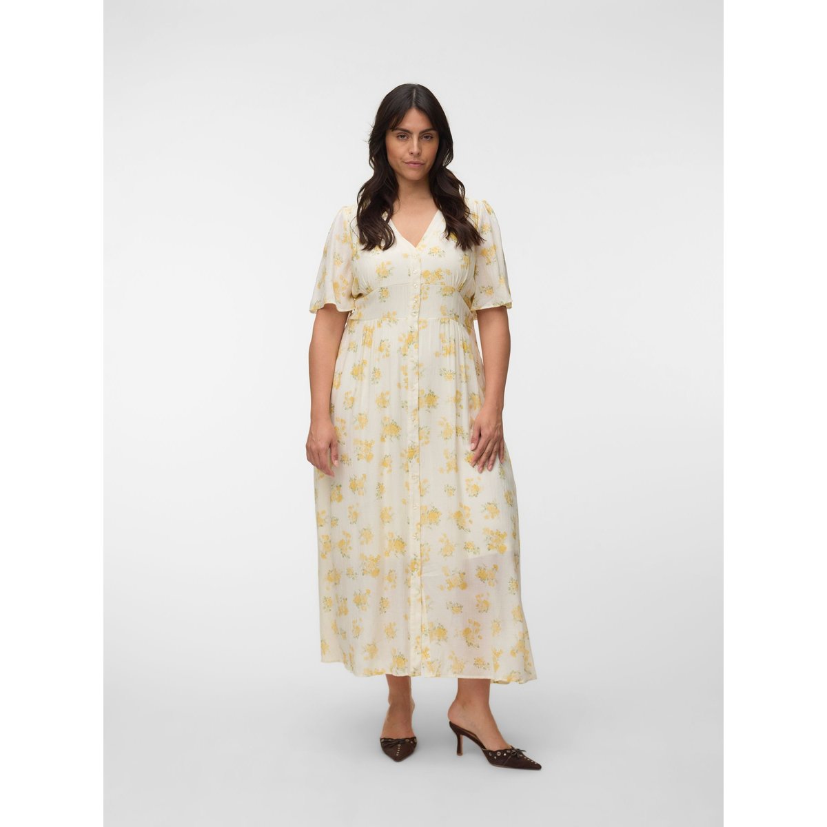 Robe Smockée birch 1, VERO MODA