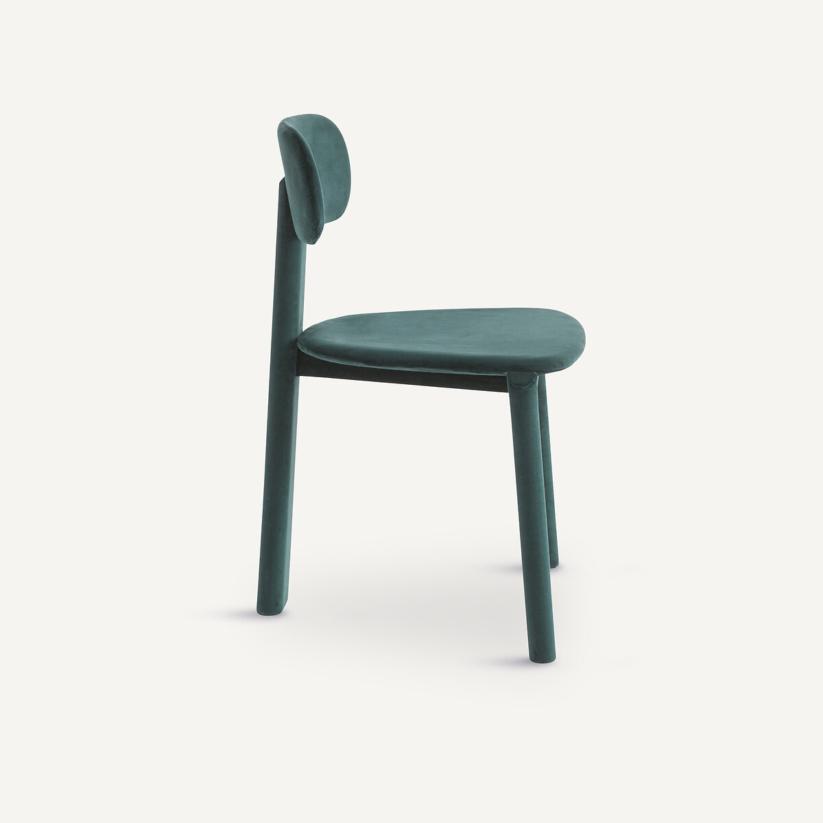 Chaise gainée de velours, MARAIS vert anglais, EMMANUEL GALLINA X AM.PM
