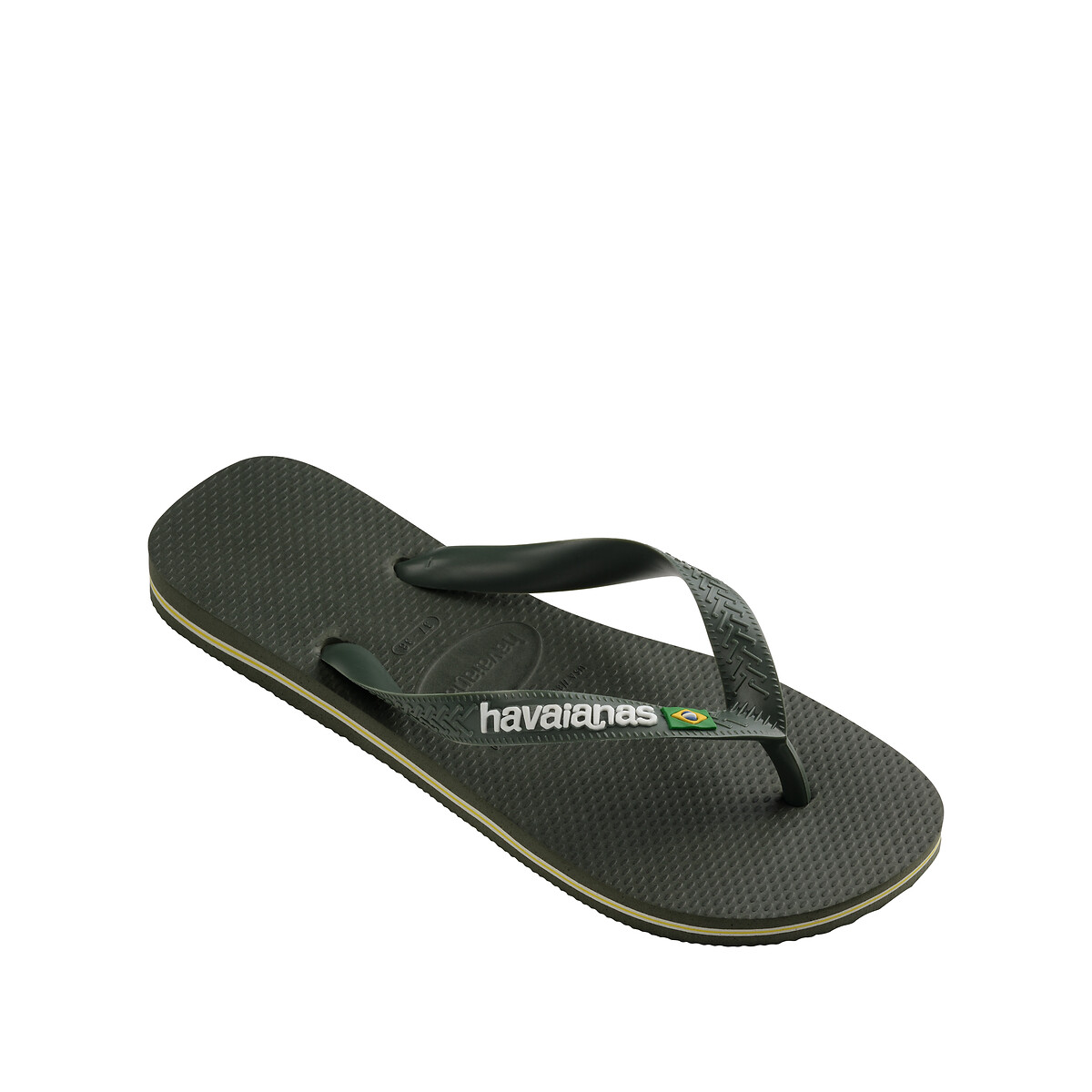 Tong Brazil Logo kaki, HAVAIANAS