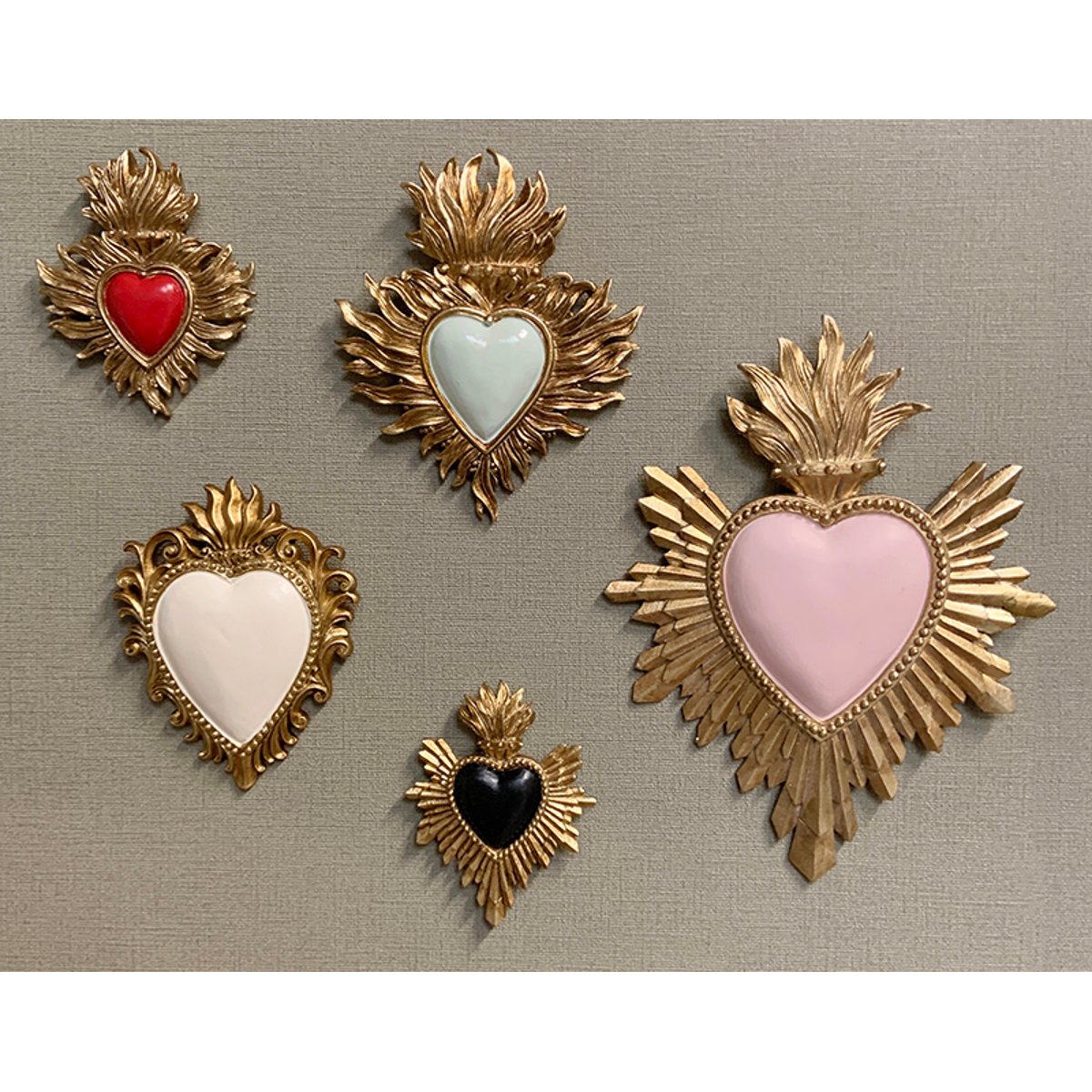 Déco murale ex-voto 10,5x8cm couleur unique, EMDE