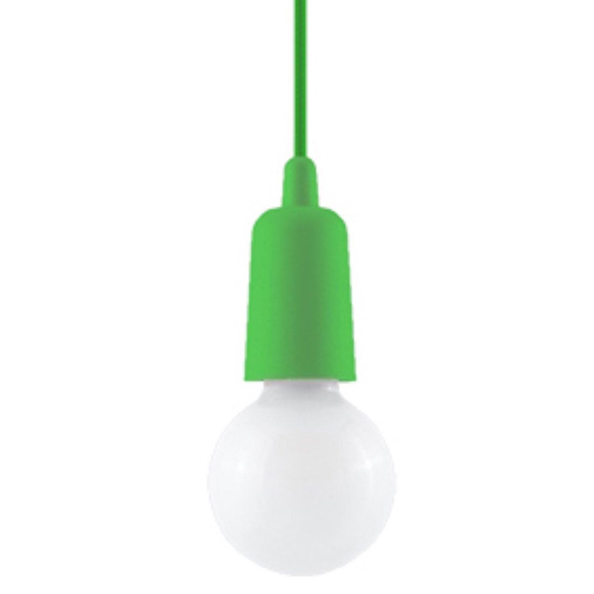 Suspension PVC Vert E27 1 Diego vert, EDEN