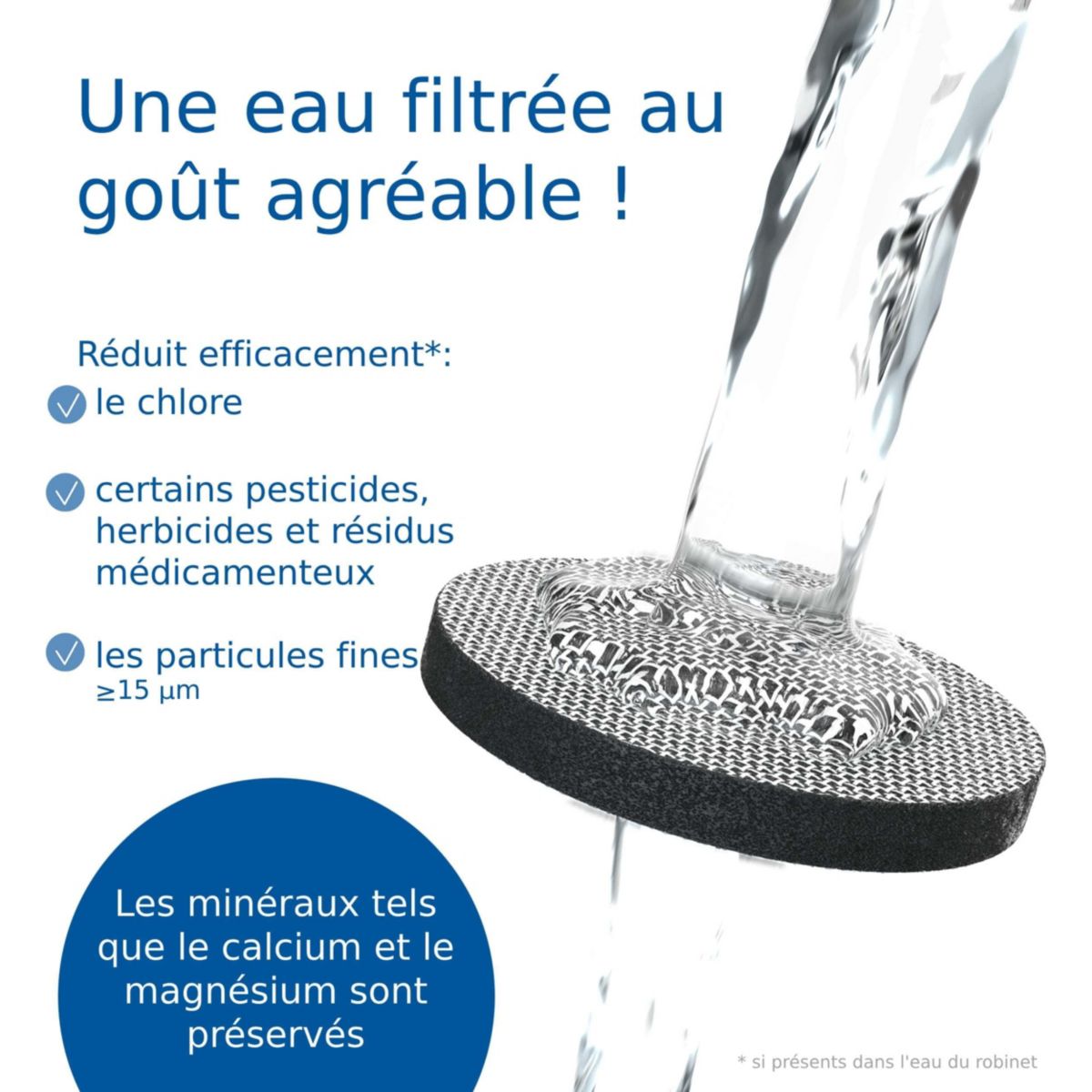 Gourde filtrante filtrante Vital abricot couleur unique, BRITA