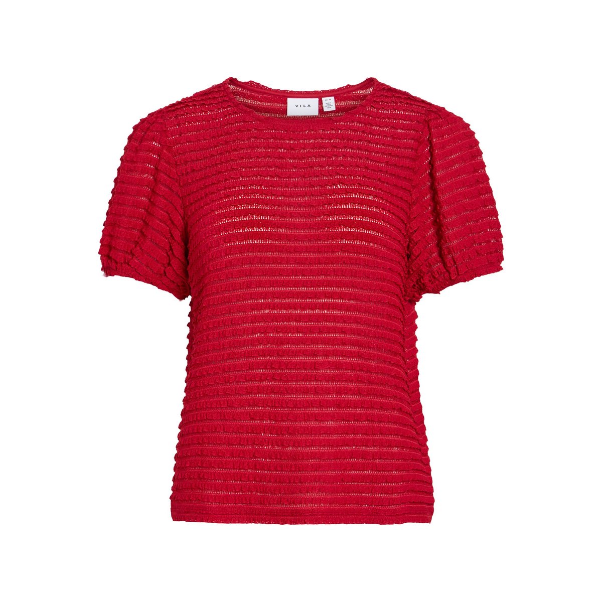 Top À Manches Courtes rouge - savvy red1, VILA