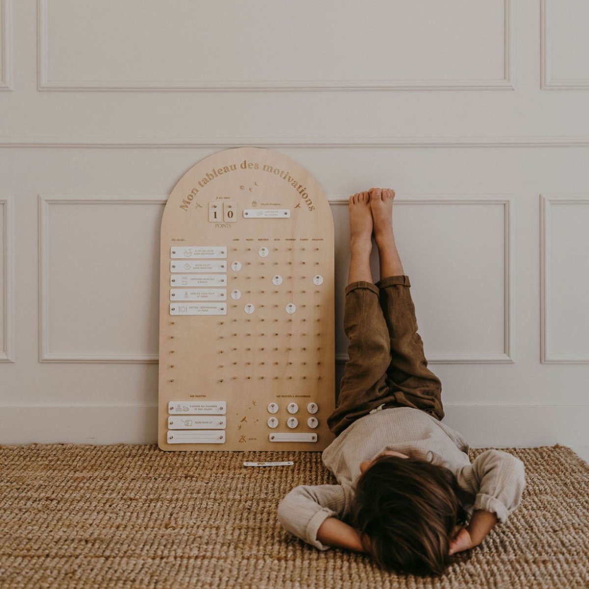 Tableau des motivations beige, ZAKUW