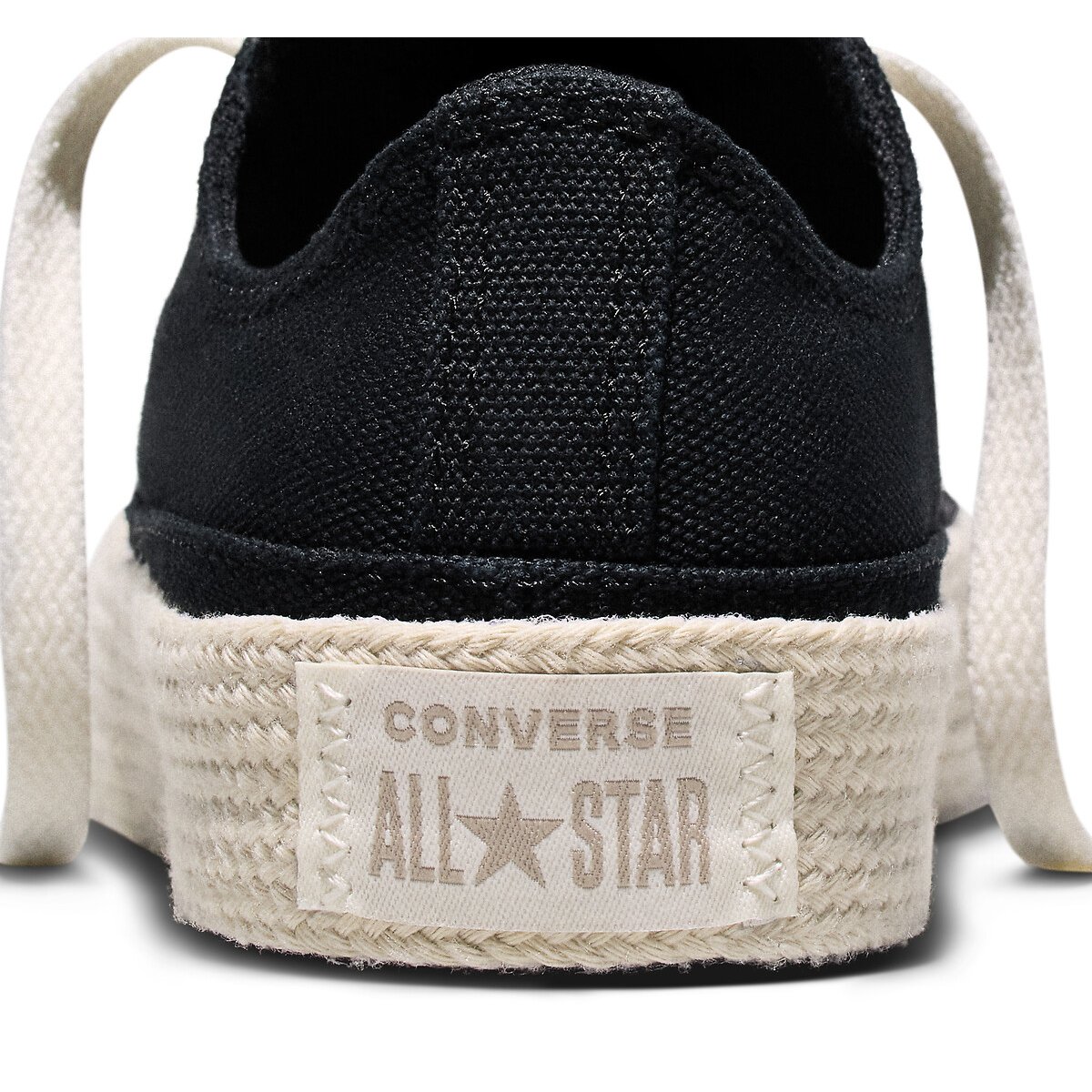 Baskets CHUCK TAYLOR ALL STAR ESPADRILLE CANVAS noir, CONVERSE