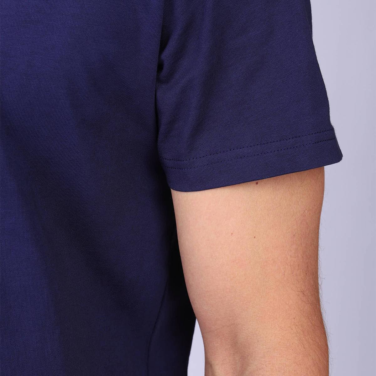 T-shirt imprimé chien bleu marine, MISE AU GREEN