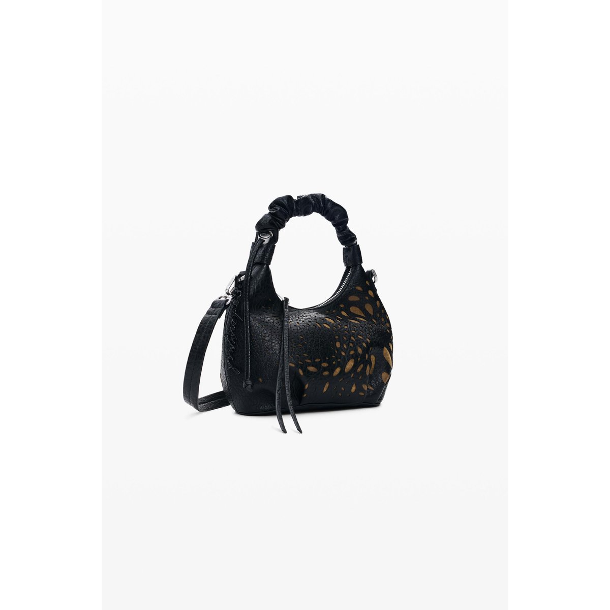 Petit sac perforé noir, DESIGUAL