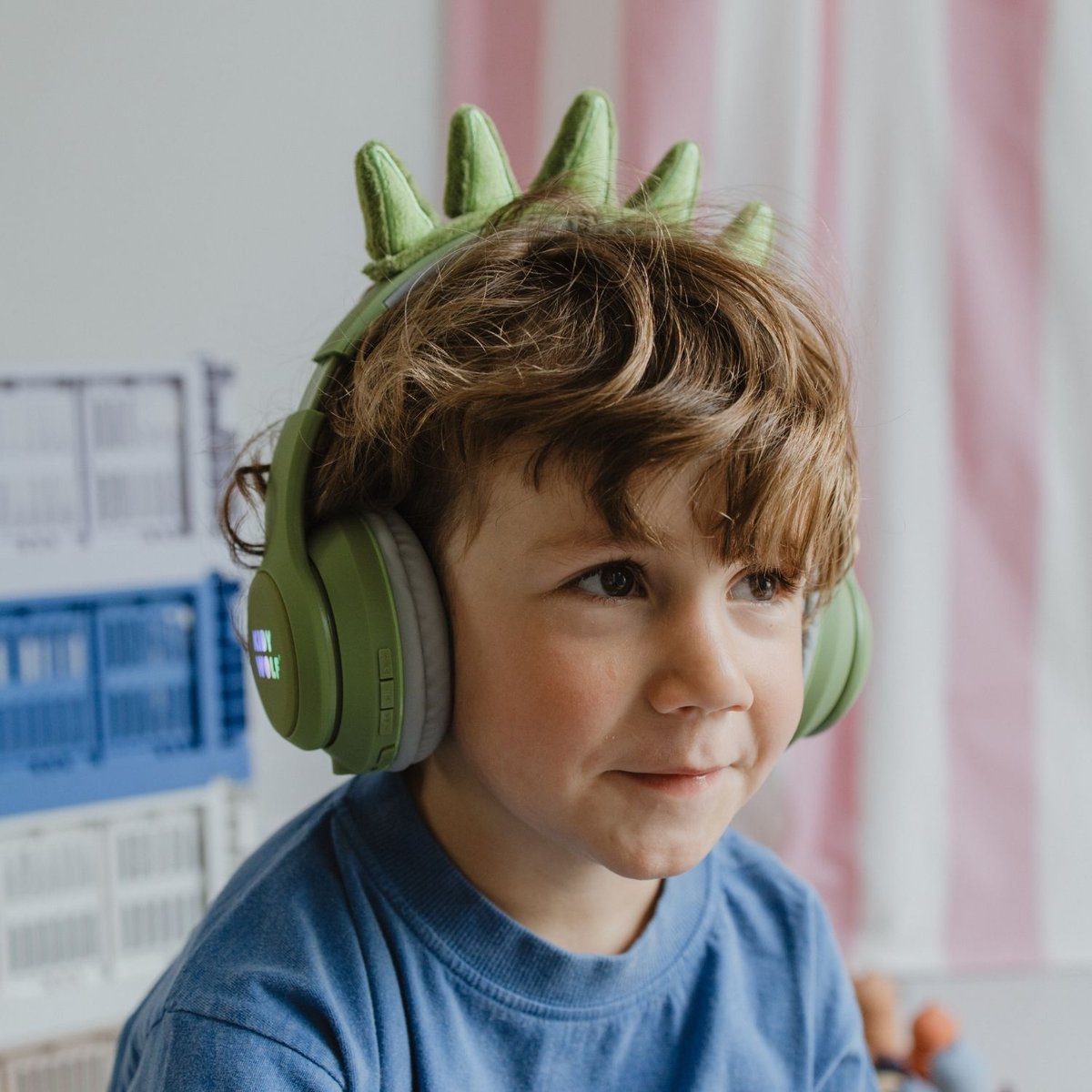 Casque Audio vert, KIDYWOLF