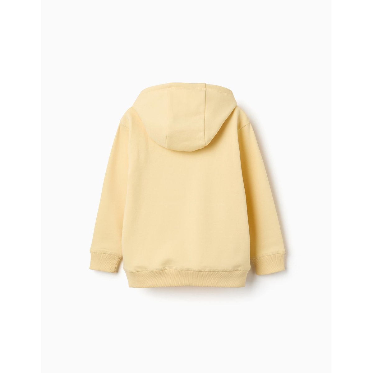 Sweat en coton peigné à capuche avec imprimé Batman jaune, ZIPPY