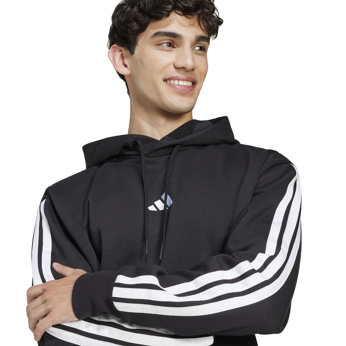 Sweat molleton à capuche Essentiel 3 bandes 90006527, ADIDAS SPORTSWEAR