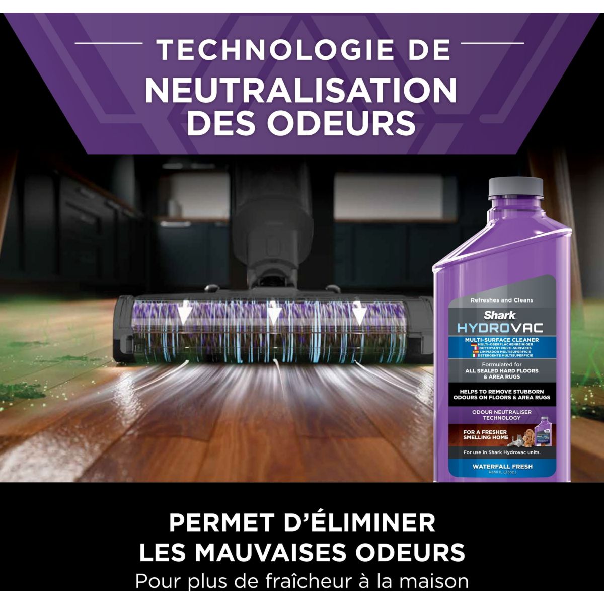 Aspirateur laveur Hydrovac sans fil WD210EU couleur unique, SHARK