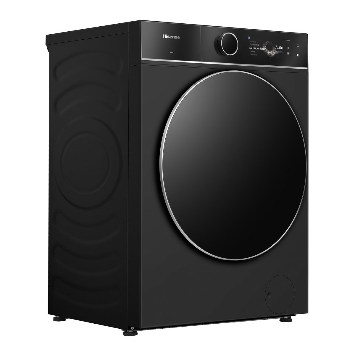 Lave linge hublot WF7I1248BBR couleur unique, HISENSE