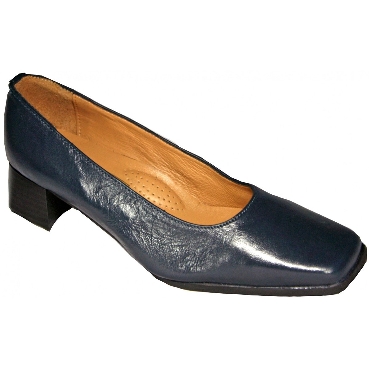Escarpins en cuir WALFORD bleu marine, AMBLERS SAFETY