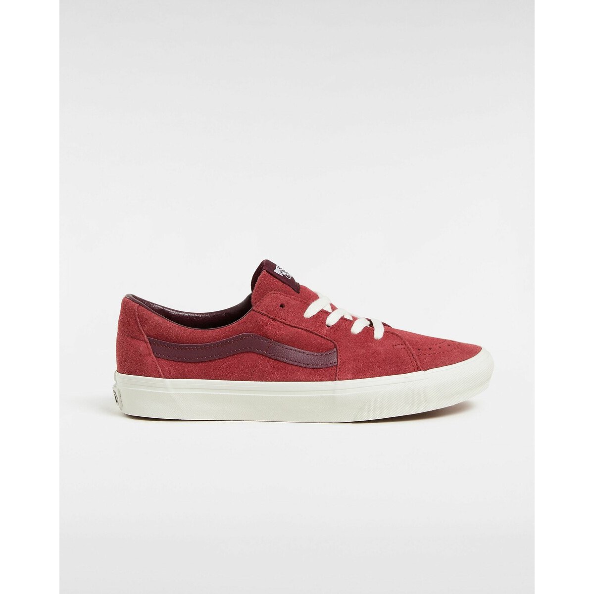 Baskets cuir SK8-Low rouge, VANS