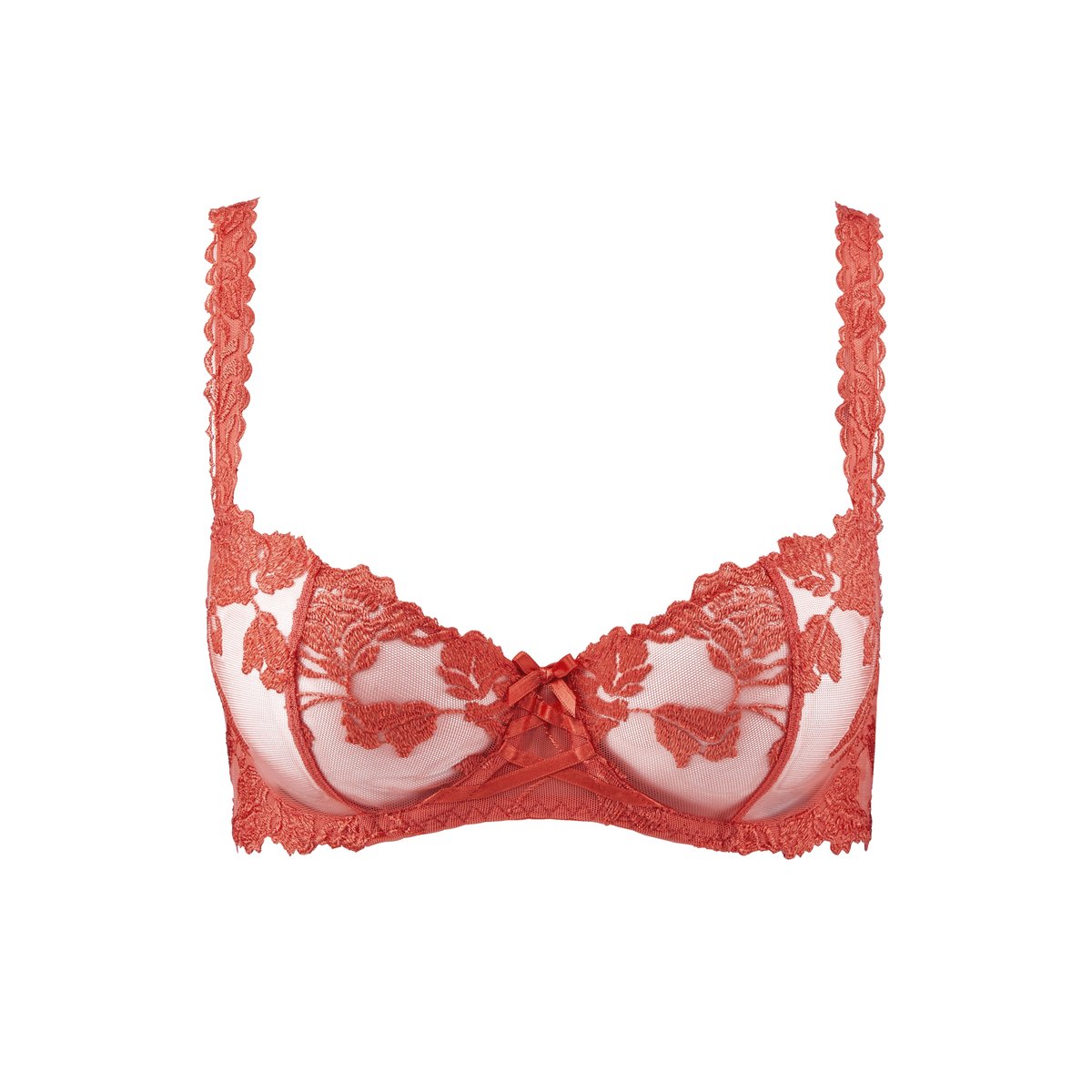 Soutien gorge Corbeille avec armatures Softesence rouge, AUBADE