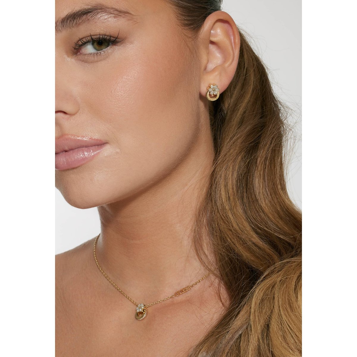 Boucles D’oreilles Lily or, GUESS