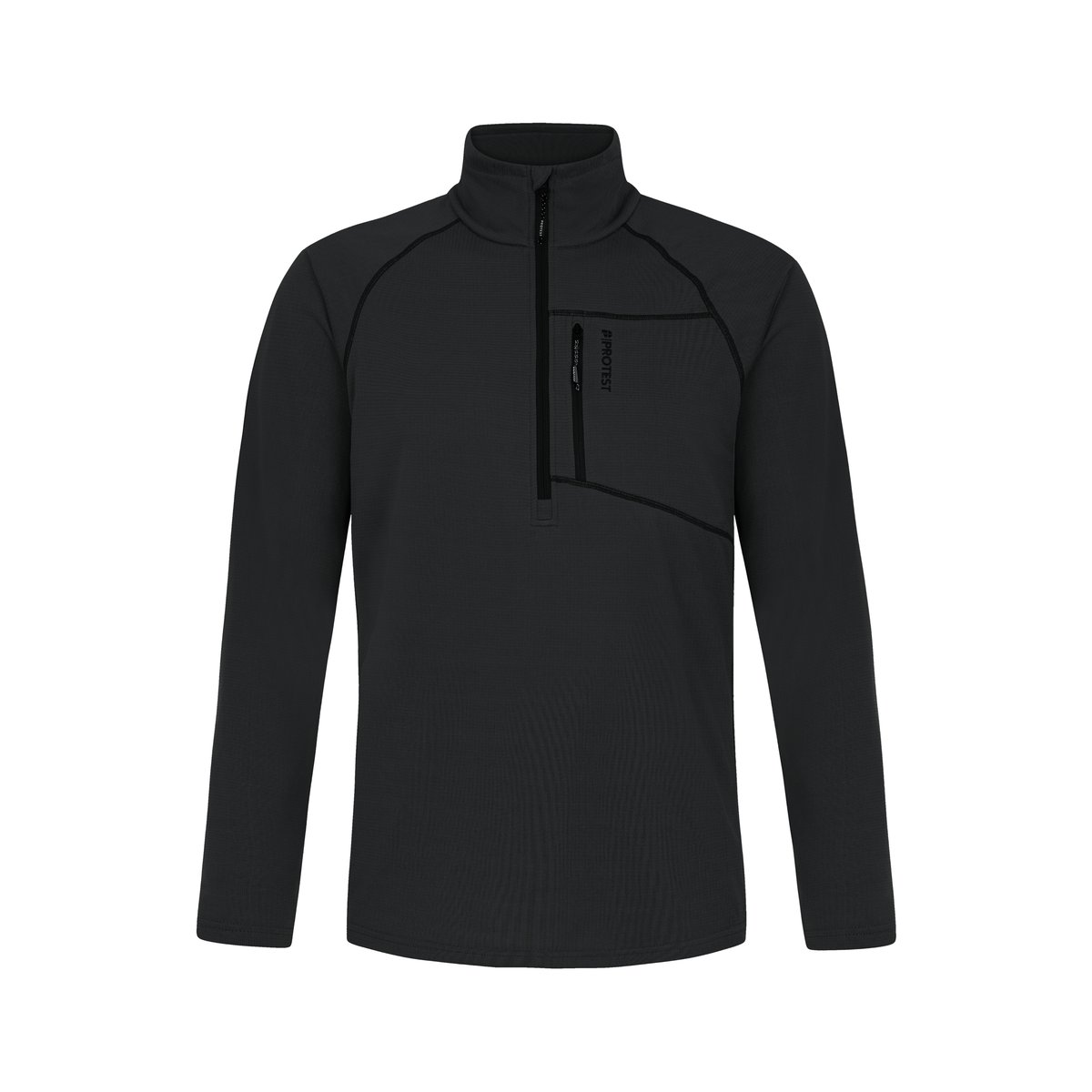 Haut 1/4 zippé PRTREKODY deep grey, PROTEST