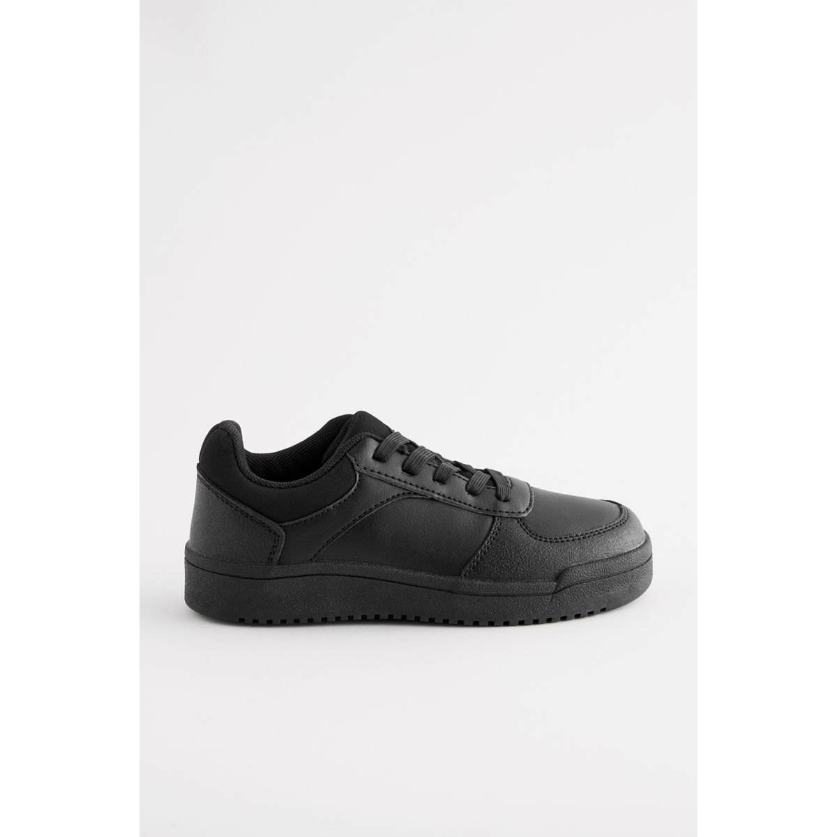 Chaussures d’école pointure large à lacets noir, NEXT