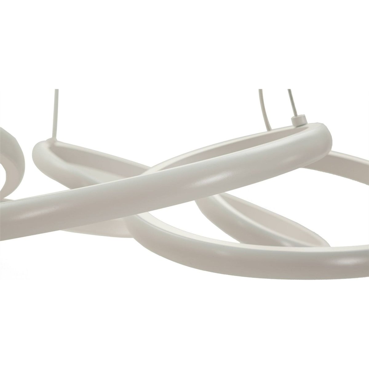 Suspension LED dimmable design fluide MODERN blanc mat, RECOLLECTION