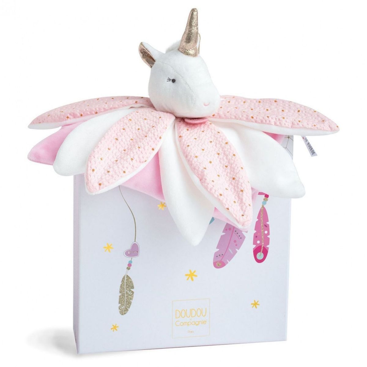 Doudou licorne rose Doudou Et Compagnie La Redoute