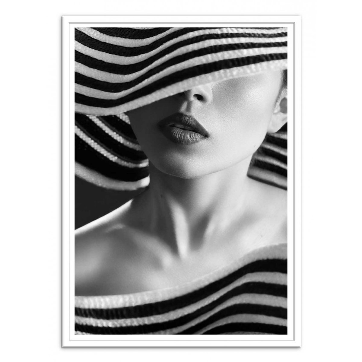 Affiche d’art et cadre noir 50 x 70 cm - Woman - Boris Belokonov affiche d'art, WALL EDITIONS