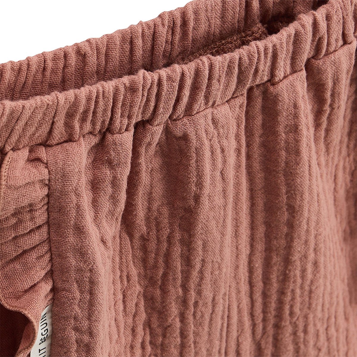 Short enfant en gaze de coton Arizona terracotta, PETIT BEGUIN