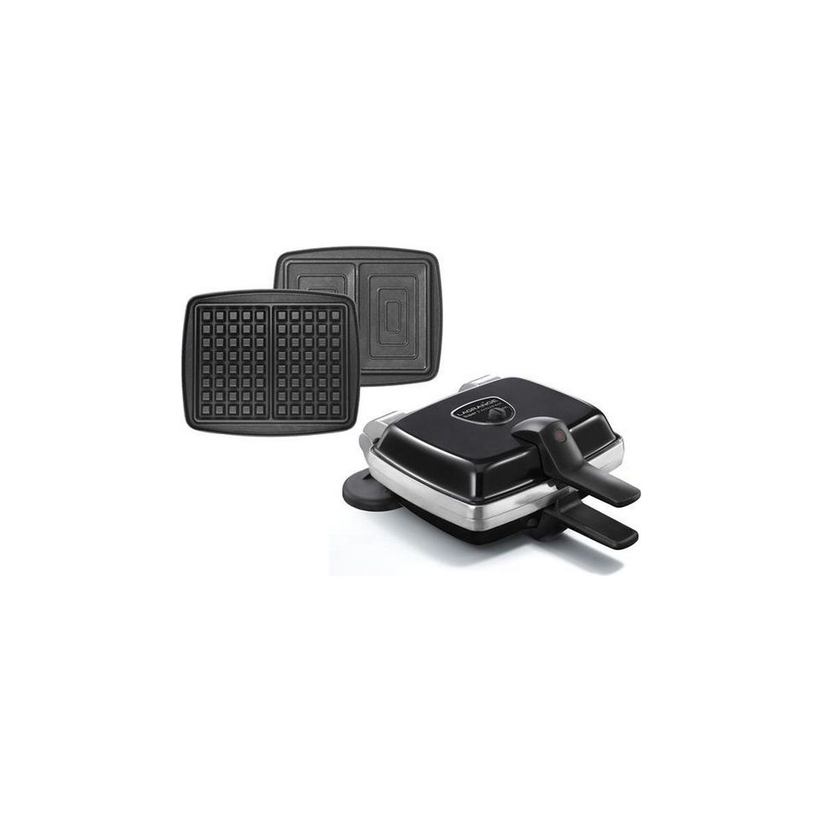 Croque/gaufre 2 gaufres ou 2 croques 039425 noir, LAGRANGE