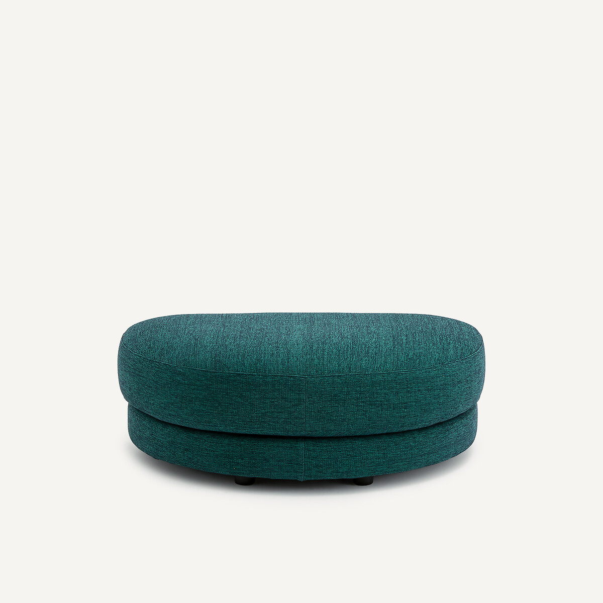 Apoio para os pés modulável em tecido jaspeado, TIBERIO vert de minuit, AM.PM