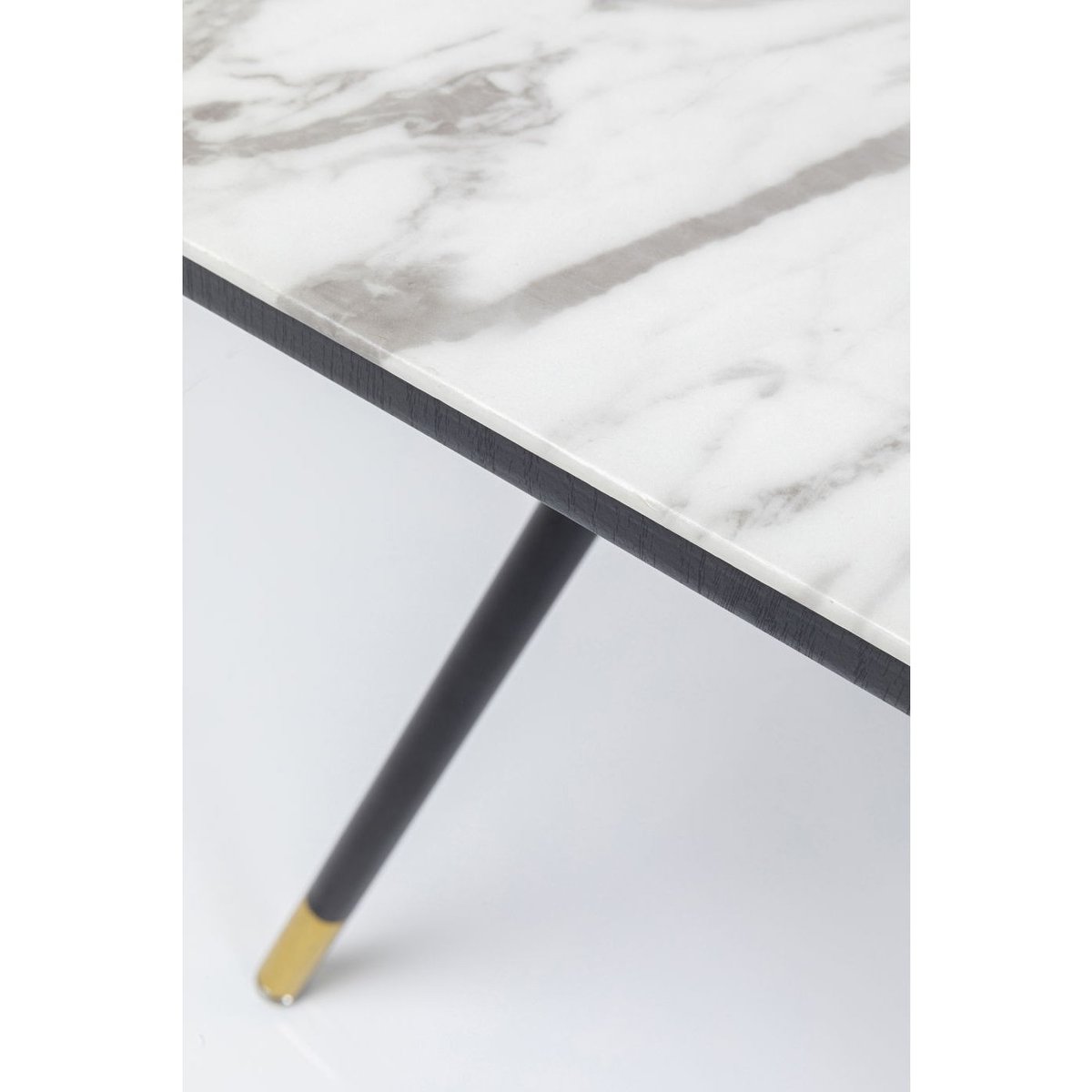 Table effet marbre, SOUTH BEACH blanc, KARE DESIGN