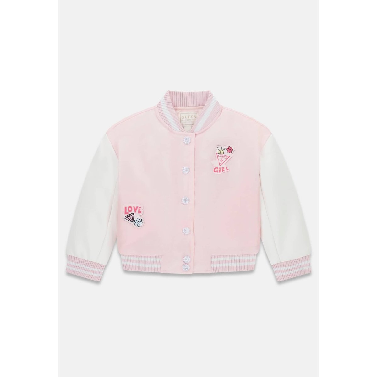 Veste Bomber Matelassée rose, GUESS KIDS