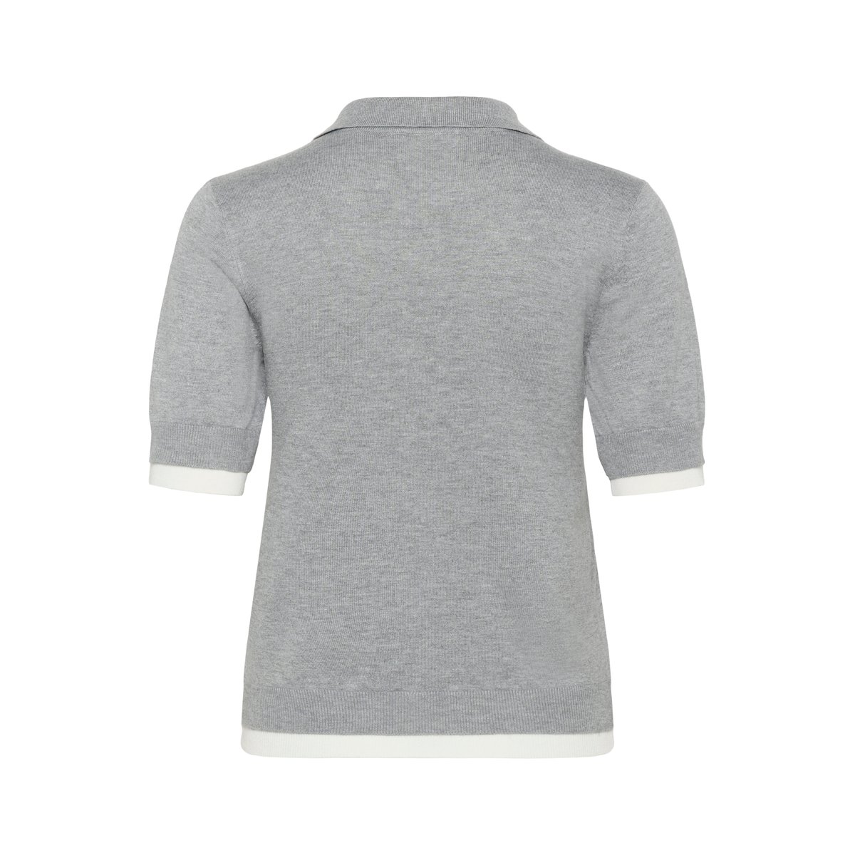Chemise polo gris grey melange, KAFFE