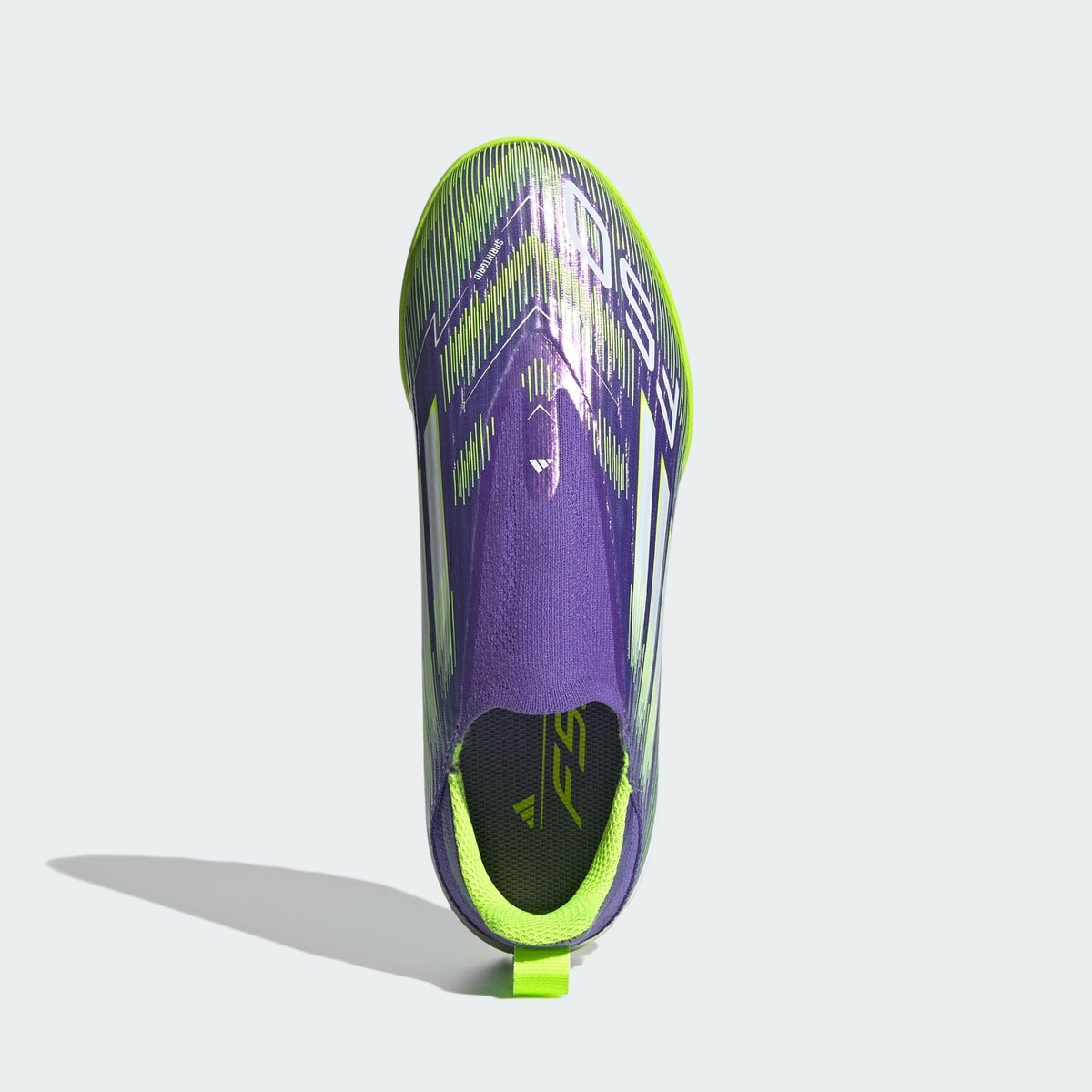 Chaussure Sans Lacets F50 League Terrain Souple/Multi-Surfaces Enfants Chaussure Sans Lacets F50 League Terrain Souple/Multi-Surfaces Enfants purple rush / cloud white / lucid lemon, adidas Performance
