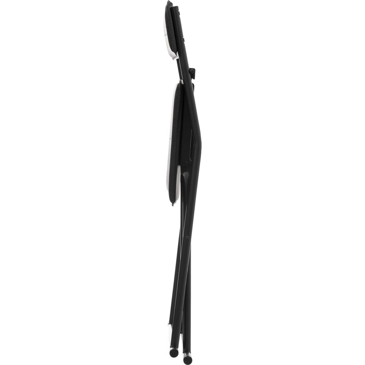 Chaise pliante en métal noir, ATMOSPHERA