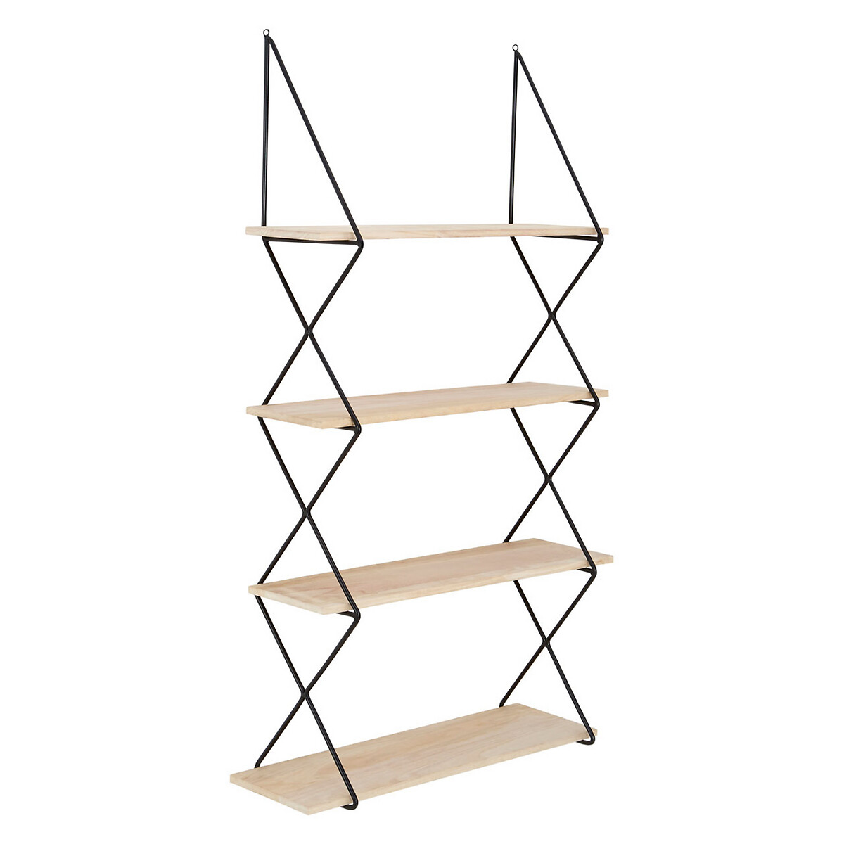 Drake 4-Tier Wall Shelf natural, SO'HOME