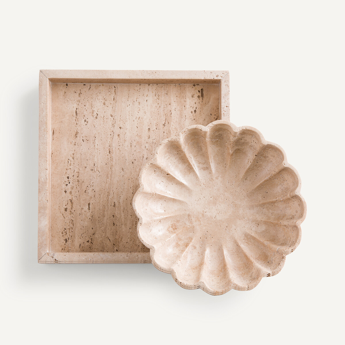 Cora Travertine Bowl travertine, AM.PM