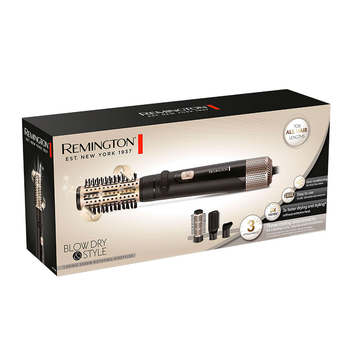 Modelador Blow Dry & Style, REMINGTON preto , REMINGTON