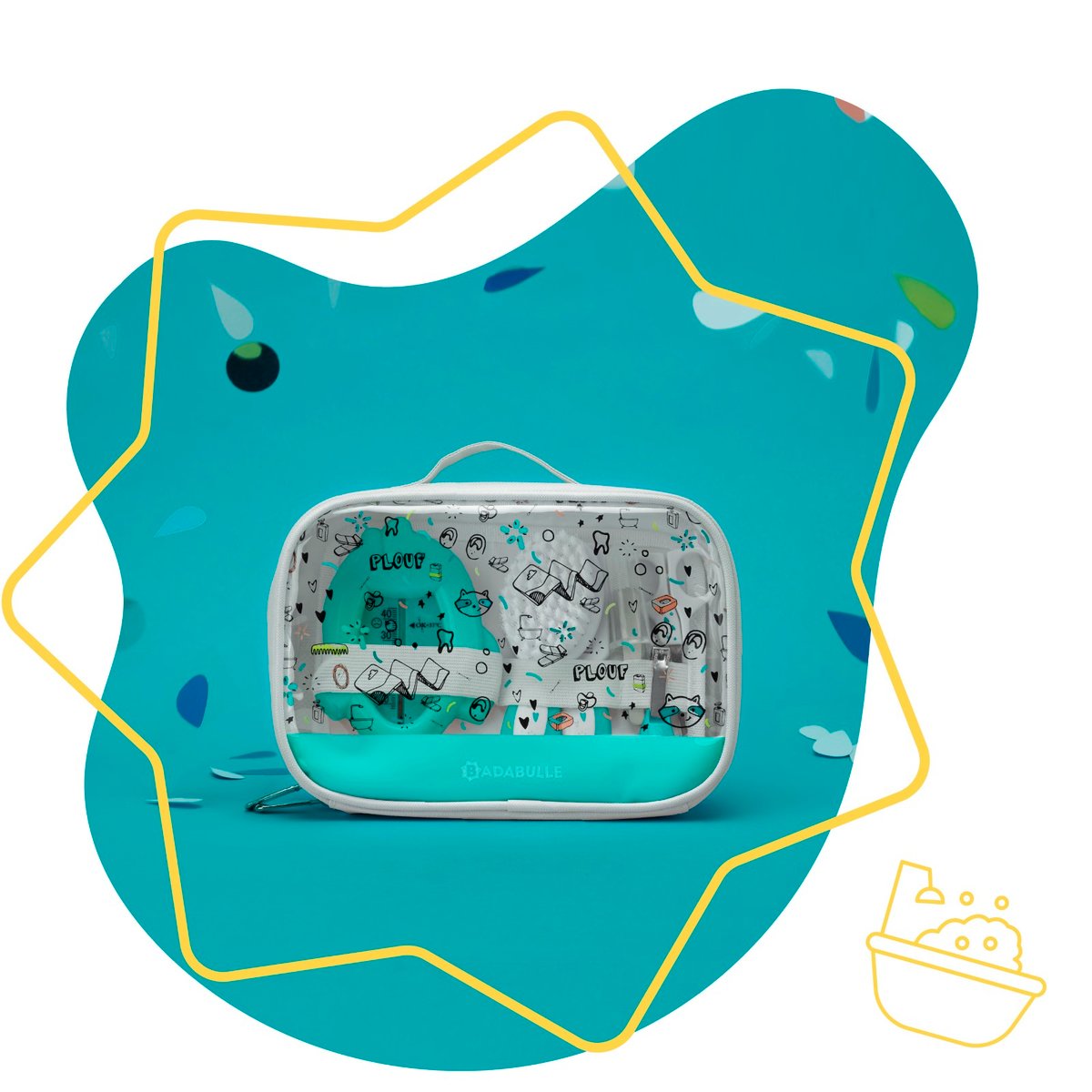 Trousse de soin Plouf bleu, BADABULLE