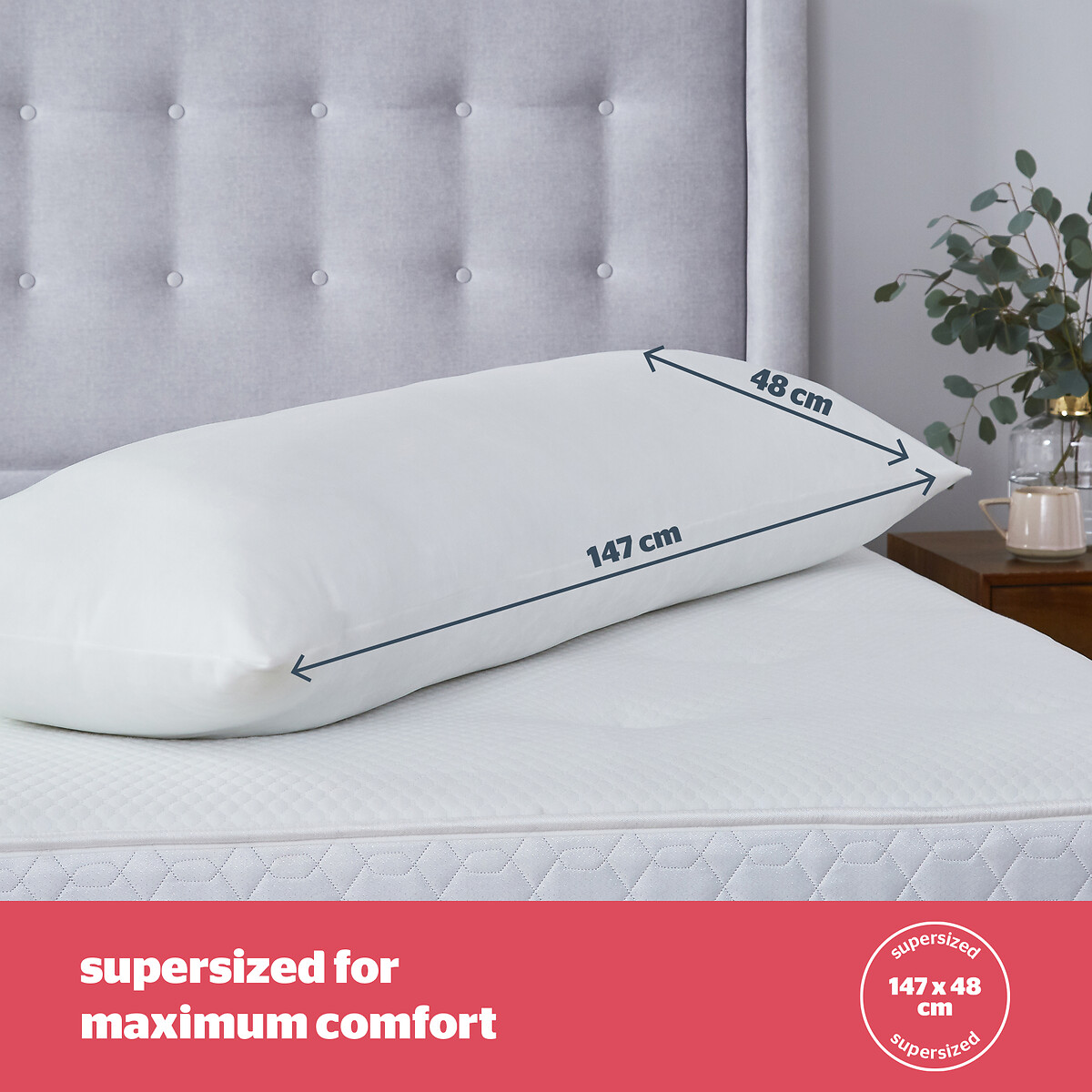 Squishy Body Support Pillow cream, SILENTNIGHT