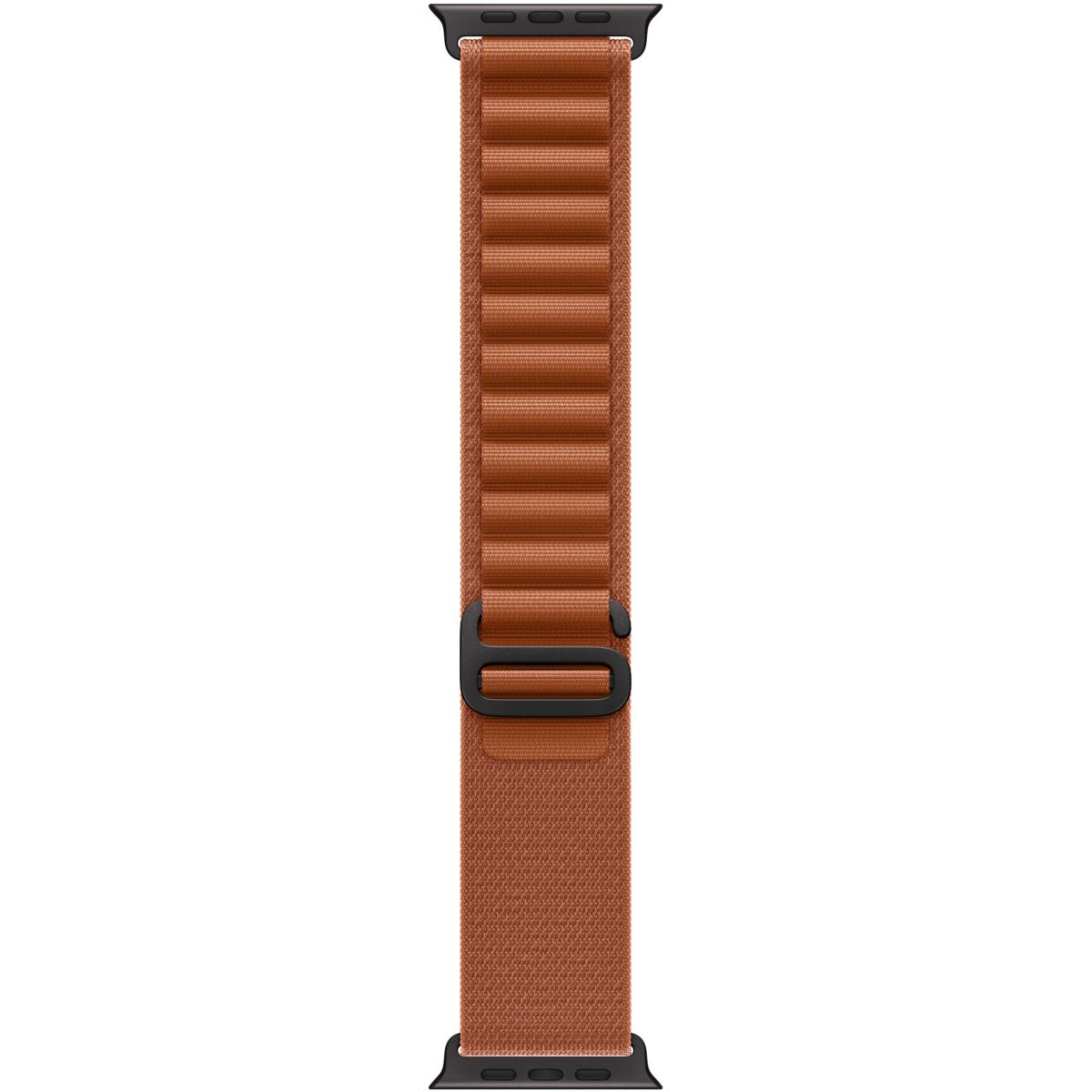 Bracelet 49 mm - Medium Alpine terracotta Noir orange, APPLE