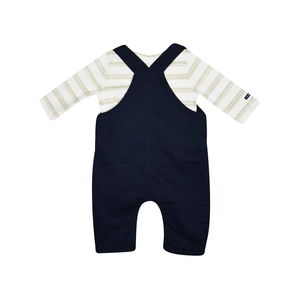 Tshirt salopette madj long bebe bleu, SUCRE D'ORGE