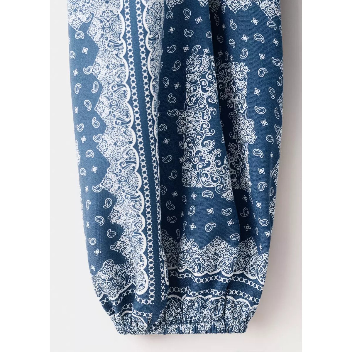 Robe imprimée cut-out bleu marine, MANGO TEEN