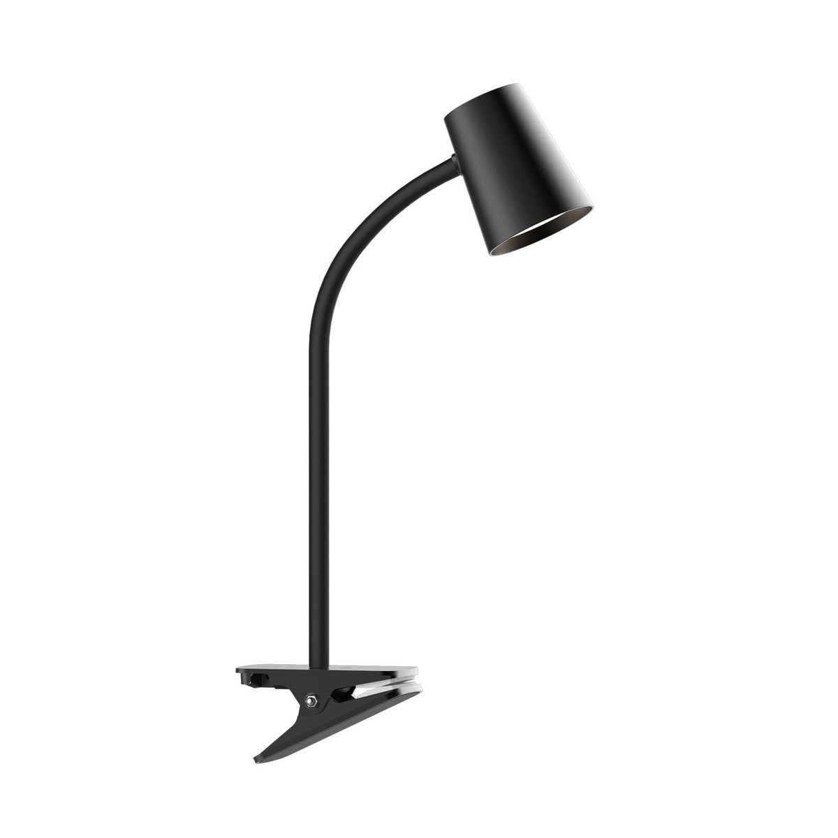 Lampe à pince  moderneLED, Ailina noir, LINDBY