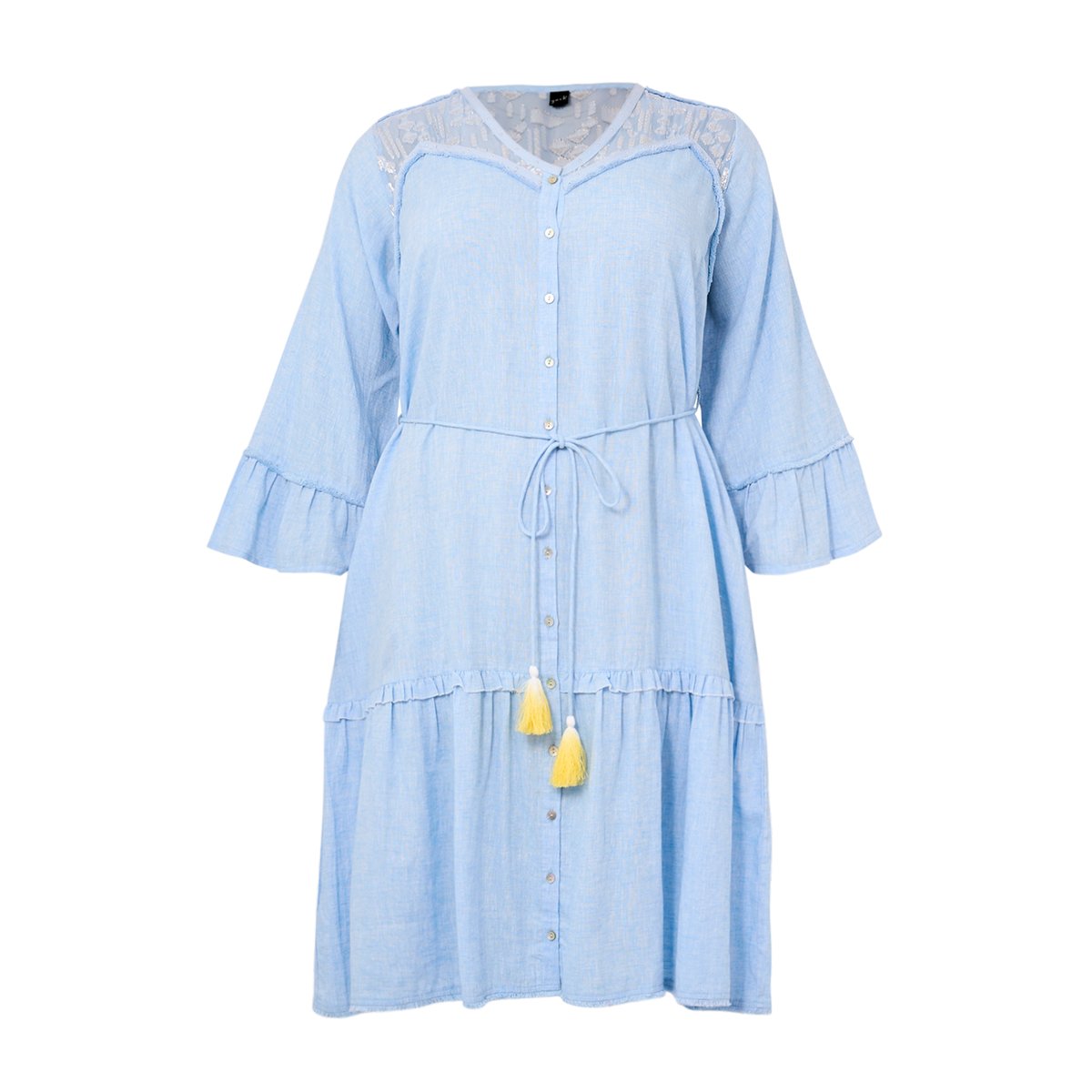 Robe à sequins bleu clair, YOEK