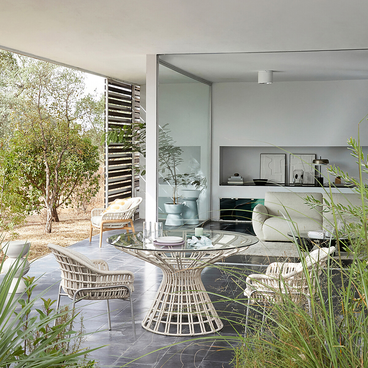 Fauteuil de table de jardin, Irati naturel, AM.PM