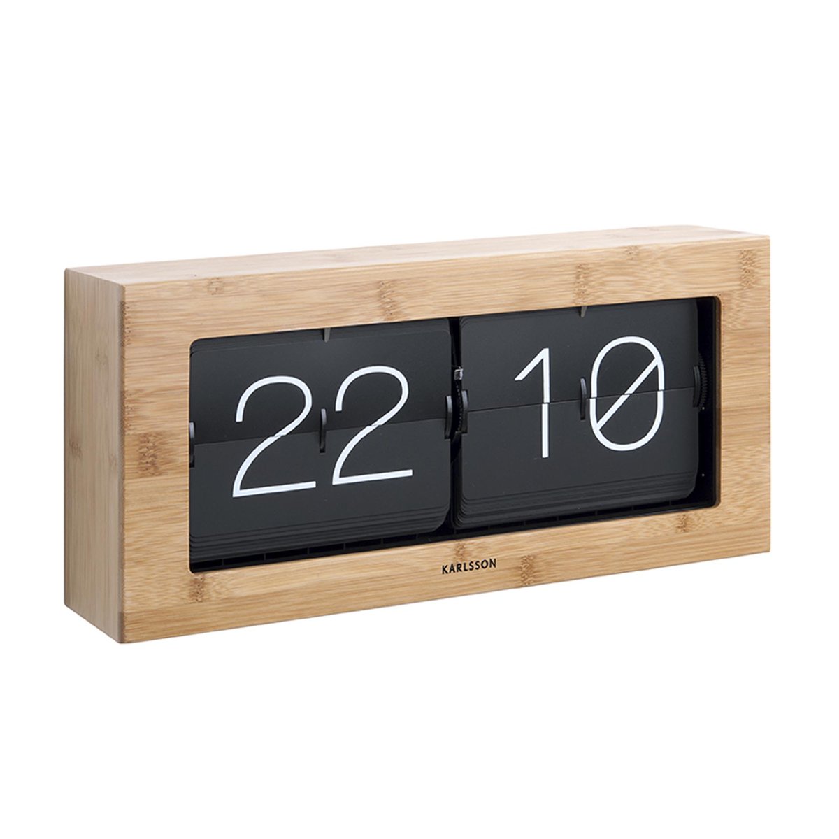 Horloge Murale Acier bambou, KARLSSON