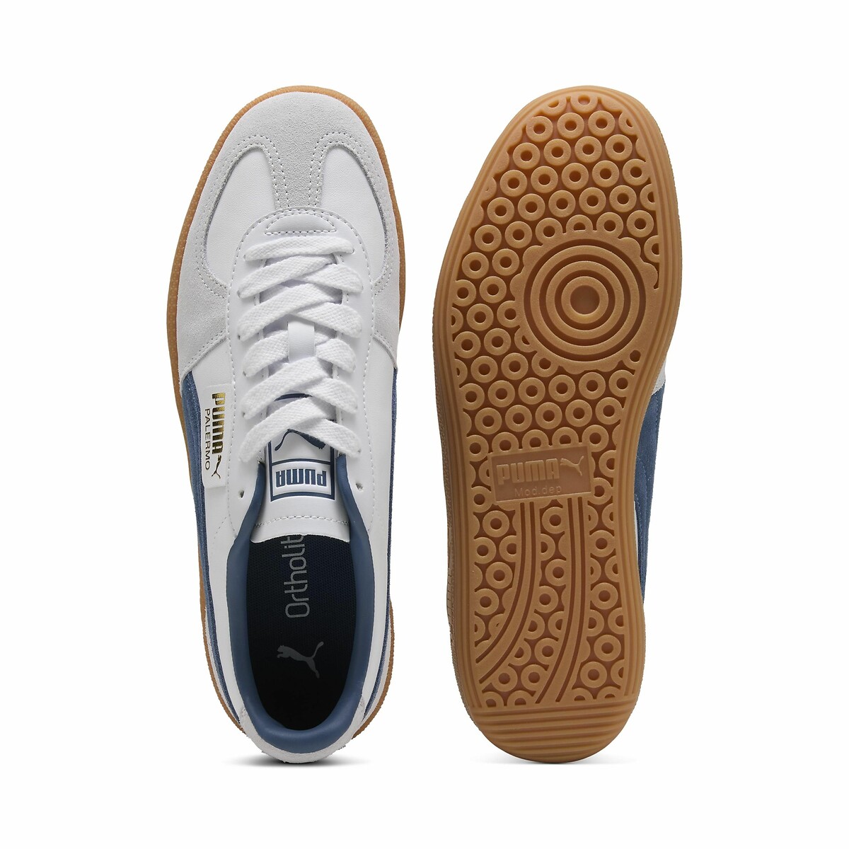 Sapatilhas Palermo branco/índigo, PUMA